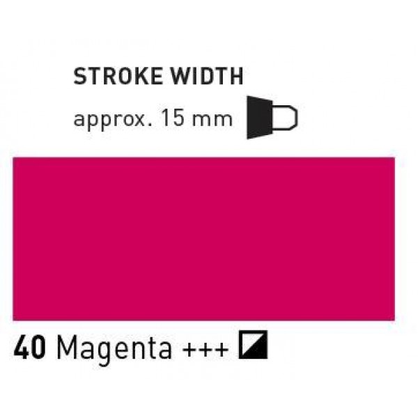 Akrila marķieris Triton,15.0, madženta 40 