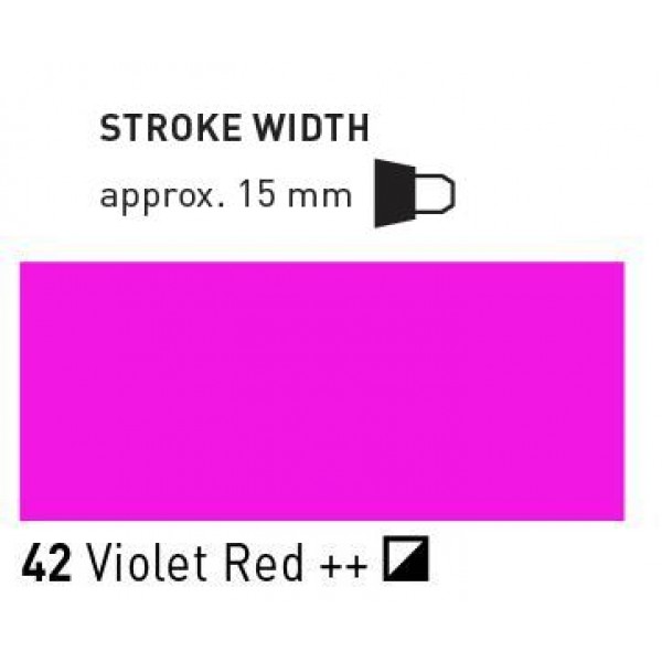 Akrila marķieris Triton, 15.0, violeti sarkans 42