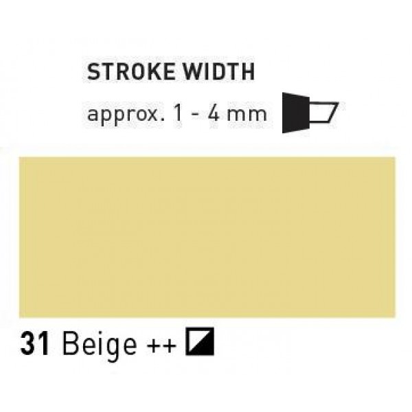 Akrila marķieris Triton, edge, bēšs 31