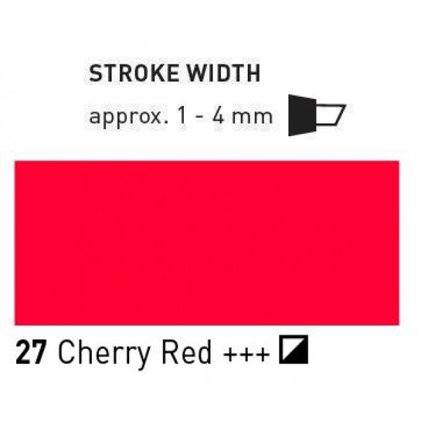 Akrila marķieris Triton, edge, ķiršusarkans 27