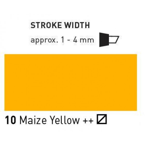 Akrila marķieris Triton, edge, kukurūzas dzeltens 10