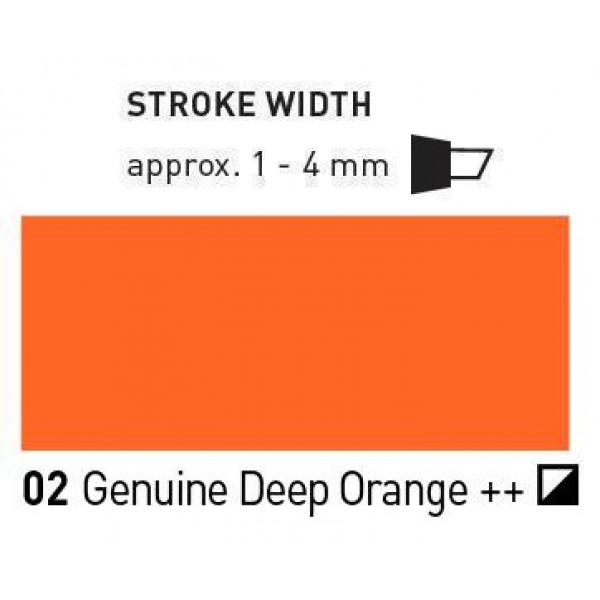 Akrila marķieris Triton, edge, oranžs 02