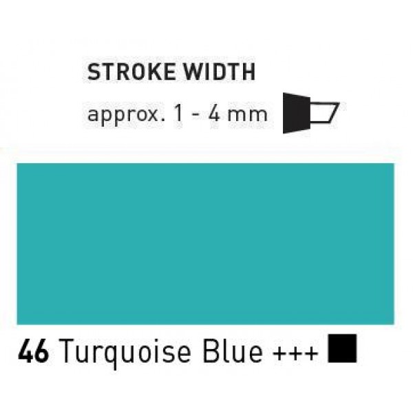 Akrila marķieris Triton, edge, tirkīzs 46