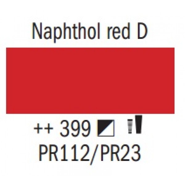 Amsterdam pūšamā krāsa, naftola sarkans tumšais 399