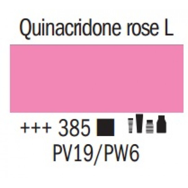 Amsterdam pūšamā krāsa, hinakridona rozā gaišais 385