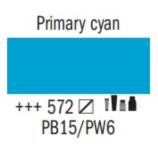 Amsterdam pūšamā krāsa, primāri ciānas zils 572