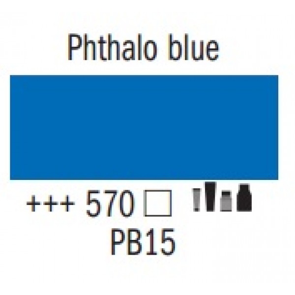 Amsterdam pūšamā krāsa, zila FC 570