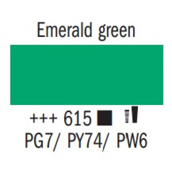 Amsterdam pūšamā krāsa, smaragda zaļš 615 