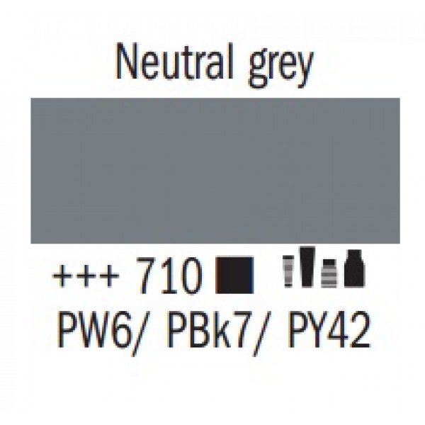 Amsterdam pūšamā krāsa, naturāli pelēkais 710