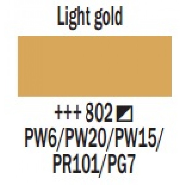 Amsterdam pūšamā krāsa, gaišais zelts 802