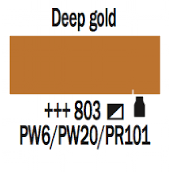 Amsterdam pūšamā krāsa, tumši zelta 803