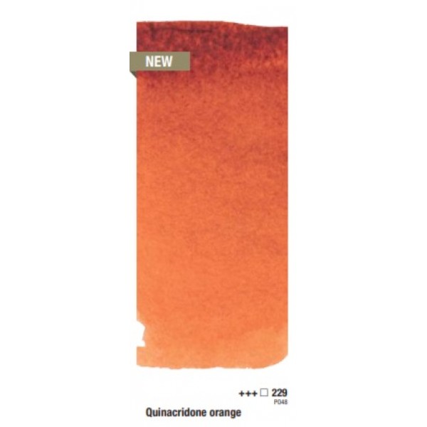 Akvareļkrāsa Rembrandt 20 ml hinakridona oranža 229