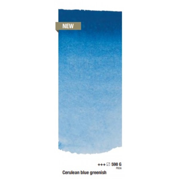 Akvareļkrāsa Rembradnt 20 ml cerulean zaļgani zils 598