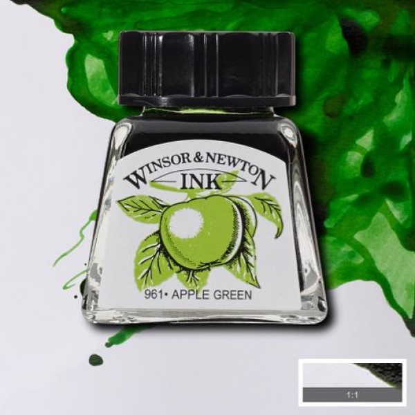 W&N tinte ābolu zaļš ; 14 ml