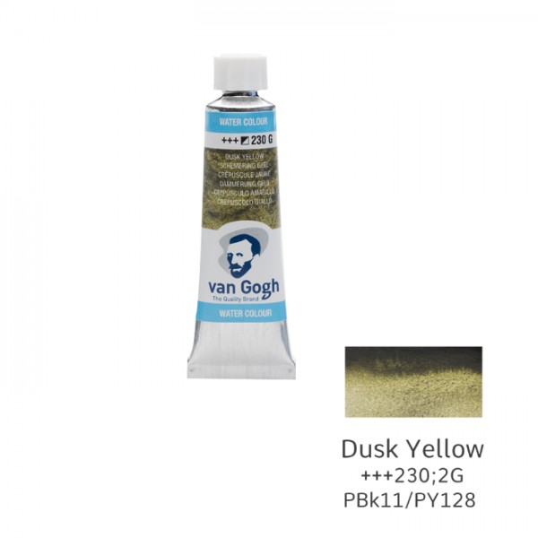 Akvareļu krāsa van Gogh tūbiņā,''krēslas''  dzeltenā 230; 10 ml