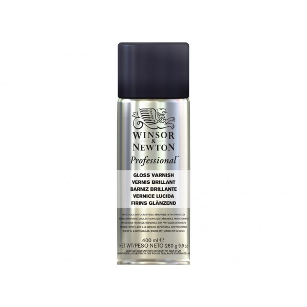Laka eļļas un akrila krāsām Winsor&Newton Professional, spīdīga, aerosols; 400 ml
